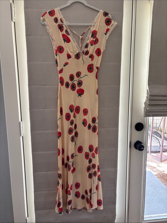 Vrg Grl Dresses & Skirts - VRG GRL Tomato-Print Slip Dress